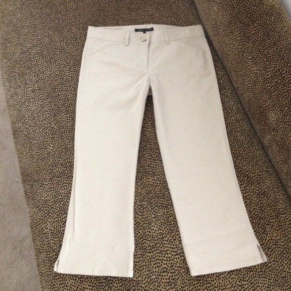 Theory khaki Capri pants