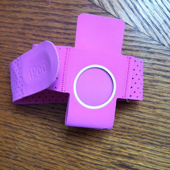 REDUCED pink iPod holder