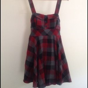 Plaid Forever 21 Dress. Great for back to school!