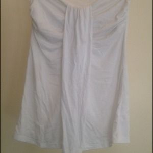 Cute White Strapless Top