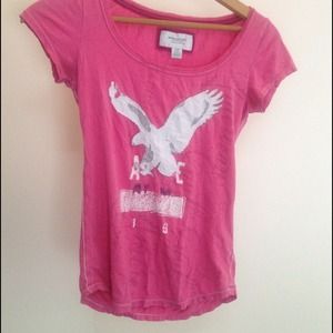 American Eagle Pink Eagle Shirt