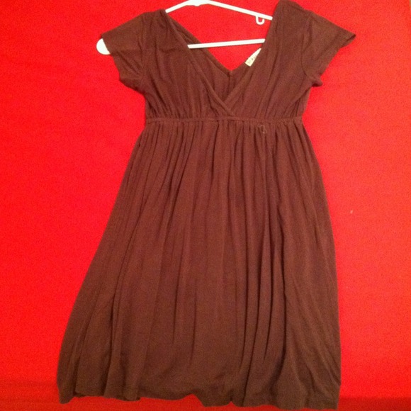 Brown tunic or dress.