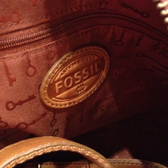 Fossil Brand New Mason Satchel Russet Brown - Picture 2 of 3