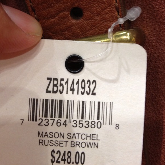 Fossil Brand New Mason Satchel Russet Brown - Picture 3 of 3