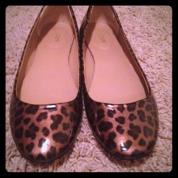 🔴SOLD🔴J.crew leopard print flats!