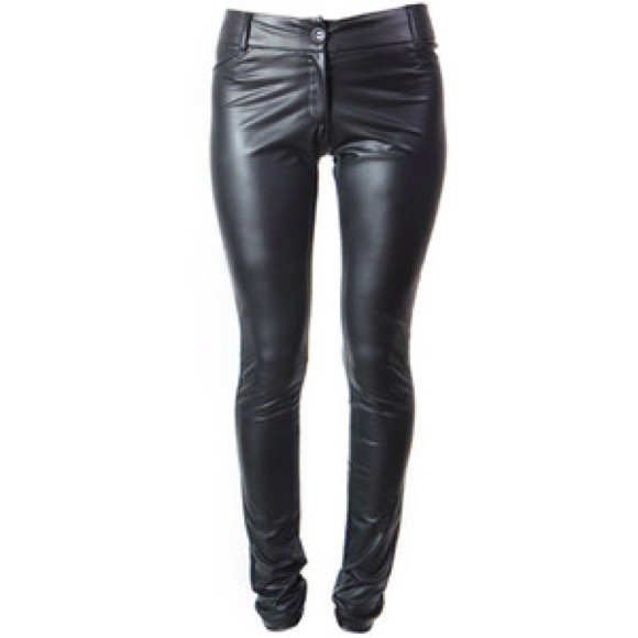 Leather like Pants + sparkly Bra bundle trade :)