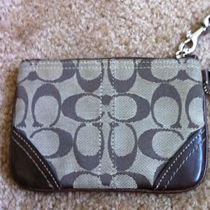 Authentic Coach wristlet