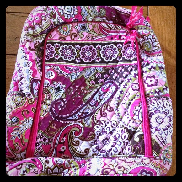 Very Berry paisley Vera Bradley laptop backpack.