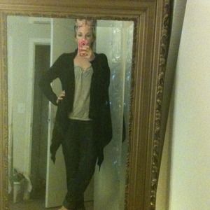 Sold! Drapey Black Cardigan