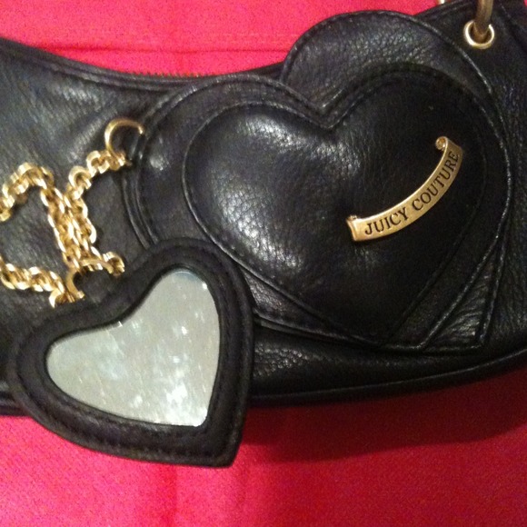 Authentic Juicy Couture Leather/Gold shoulder bag! - Picture 2 of 3