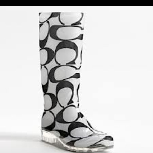 Coach rain boots