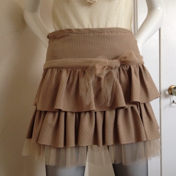 Cute Ruffle Mini Skirt - Picture 3 of 4