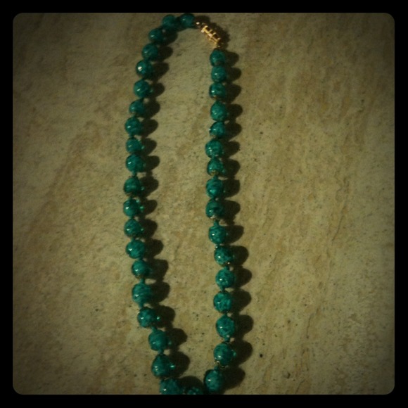 Italian glass necklace.