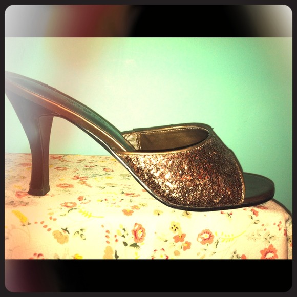 MIXIT shoes brown sparkly