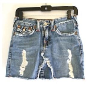 True Religion Denim Mini Skirt
