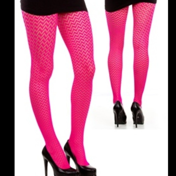 💋reduced💋Brand new!! Fashionable Fushia stocking