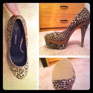 Leopard heels