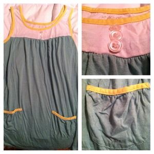 ❌bundled❌Color block sleeveless tunic