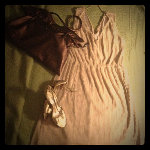 Gold dress