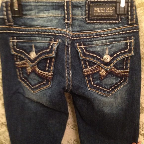 Skinny 'Irene' stitched M brand Miss Me Jeans