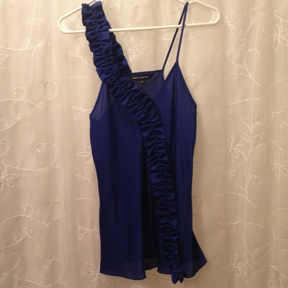 Royal blue Express Design Studio top