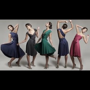 REDUCED TART Infinity Dress in Navy