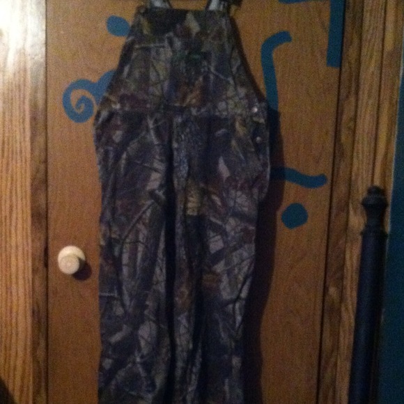 Camo overalls!