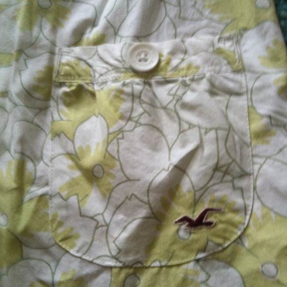 Hollister lime printed dress - Picture 3 of 4