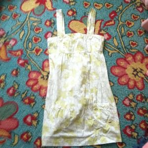 Hollister lime printed dress