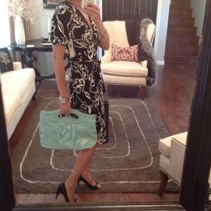 Reserved!  NWT Anne Klein jersey wrap dress