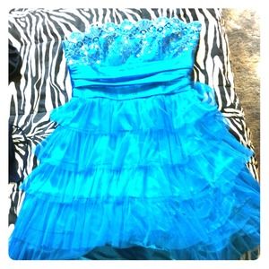 Dresses - blue sequin formal dress Dresses - blue sequin formal dress
