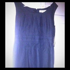 Jean dress knee length split in back