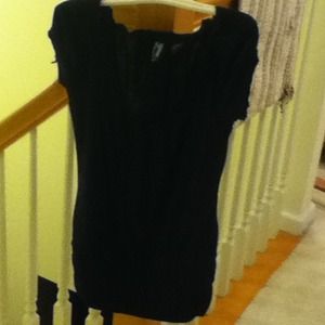 Black dress top