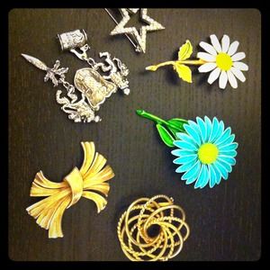 RESERVED Vintage pins