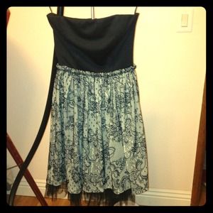 NWOT Aqua Tube Laced Dress