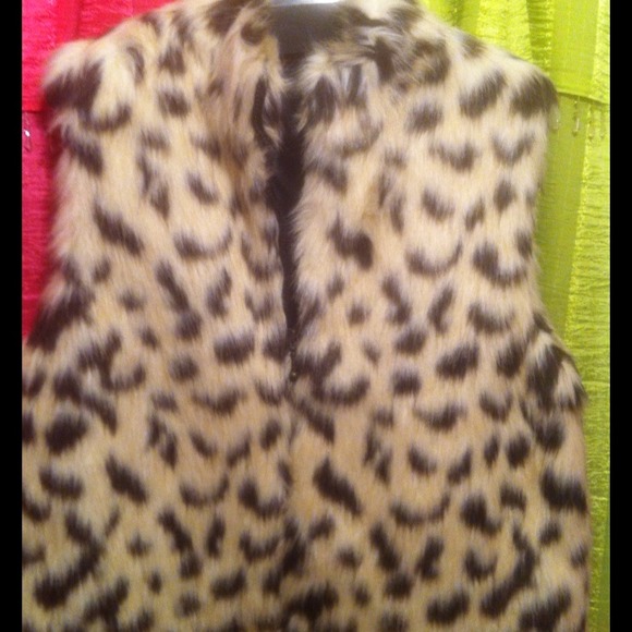Beautiful Snow Leopard Vest
