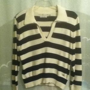 Tommy Hilfiger Navy and White  Sweater