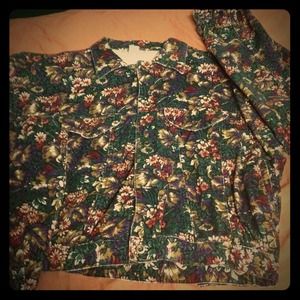 REDUCED 33% 1970's Cordoroy Denim inspired Jacket