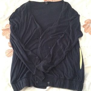 Over sized navy cardigan