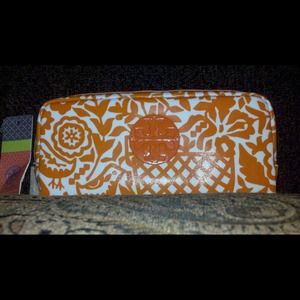 EW COSMETIC CASE 
TORY ORANGE LORENZO BIRD