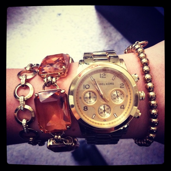Michael Kors Gold tone watch