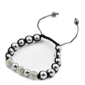 Tibetan macrame bracelet with stainless steel