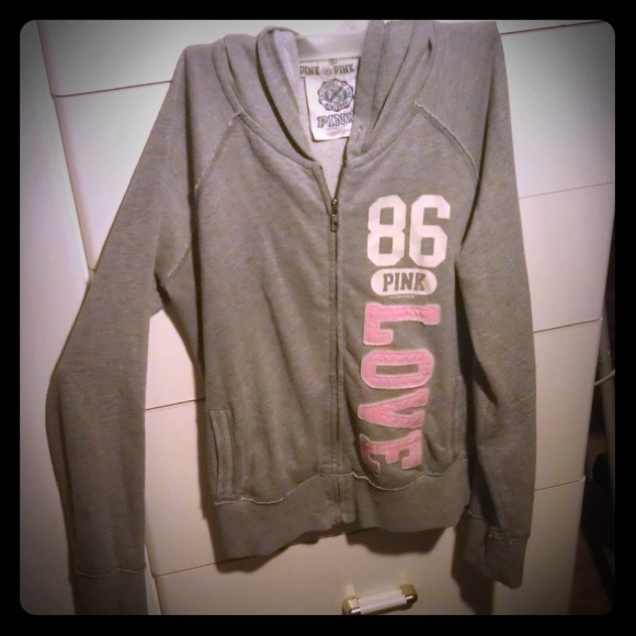 Victoria secret zip up hoodie
