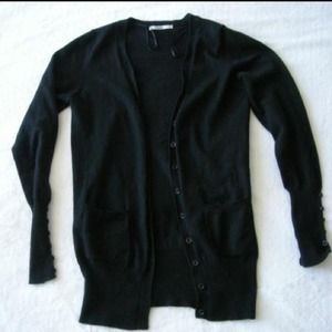 Papaya Black Cardigan