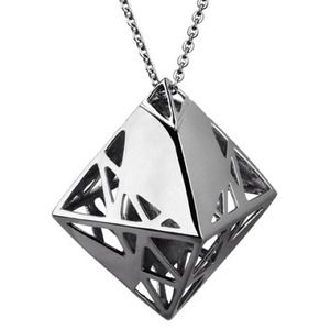 Gorgeous octahedron pendant