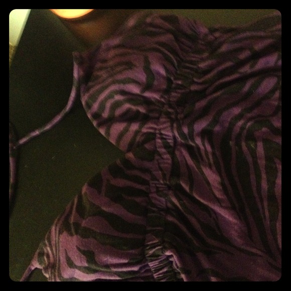 Purple Zebra Dress