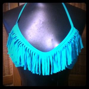Pocahontas turquoise bikini top