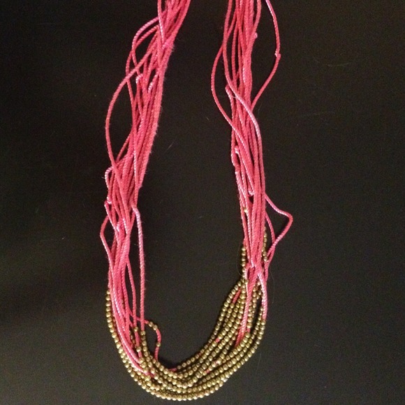 Pink Bohemian Necklace