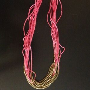 Pink Bohemian Necklace