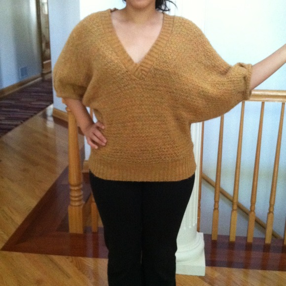 Mustard color Sweater top.